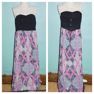 High and Low Maxi Skirt